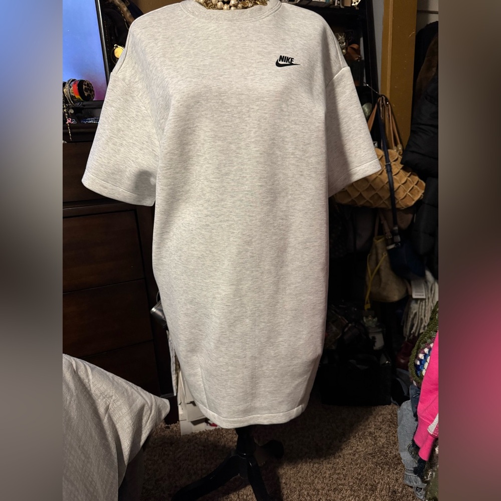 Tech  Fleece Oversized  Dress